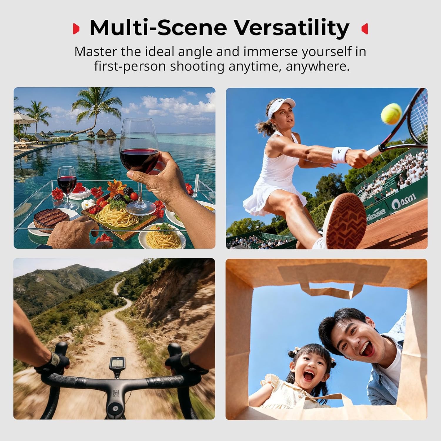 Thumbnail 4 de SmallRig Kit gabbia per action cam da verticale a orizzontale per DJI Osmo Nano (attacco slitta, foro 1/4"-20, sgancio rapido) – 5757