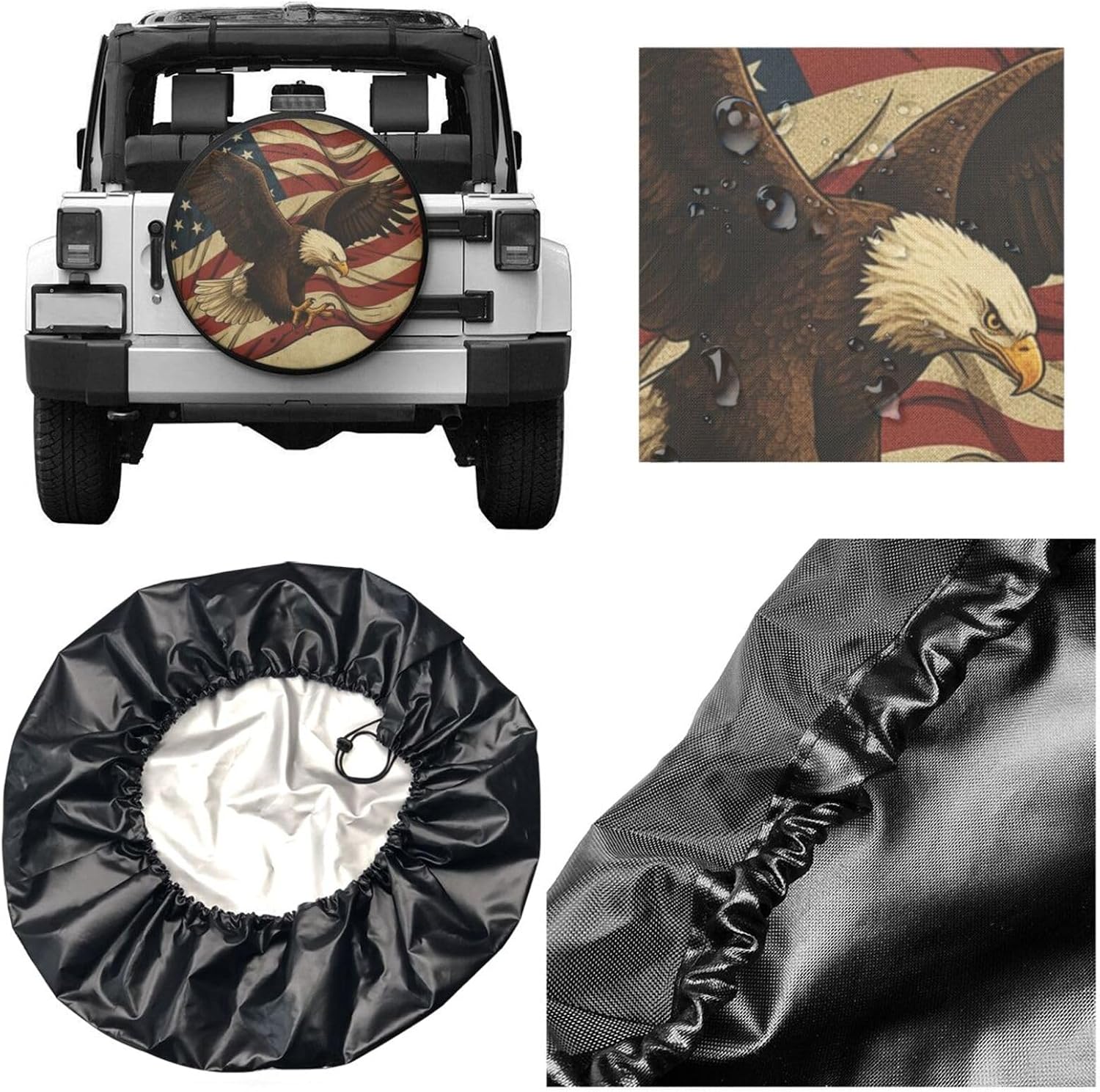 Detalle 1 de ZHXR Spare Tire Cover, 14-Inch