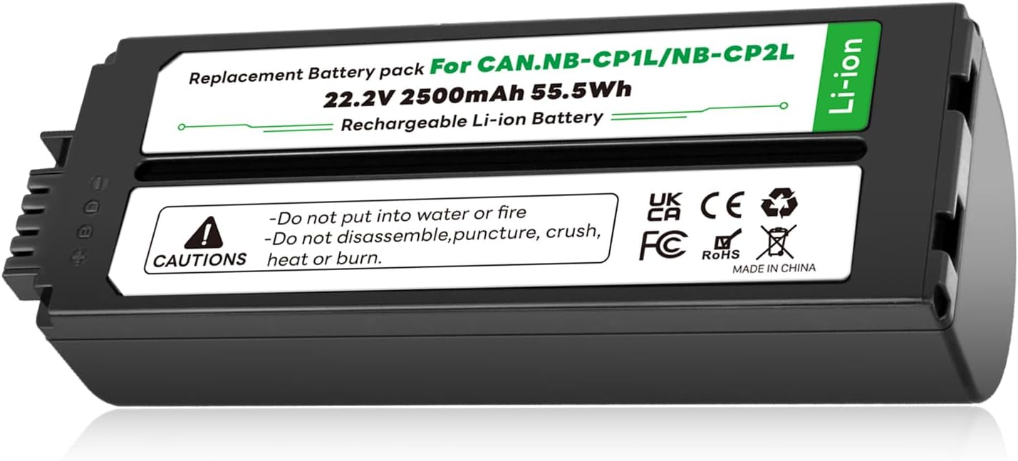 Detalle de OHZHAO NB-CP2L Akku 2500mAh für Canon Selphy