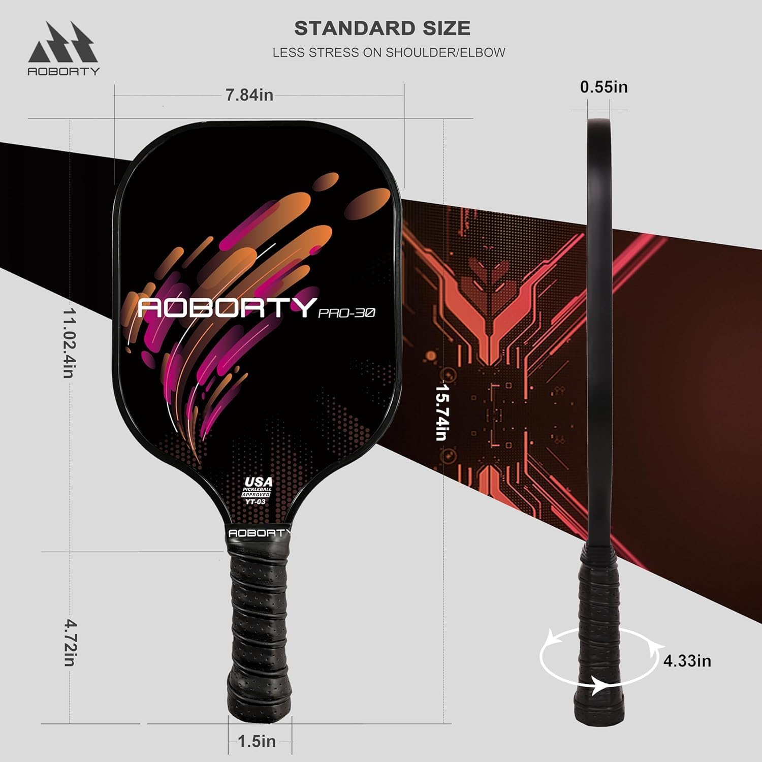 Thumbnail 1 de AOBORTY Pickleball Paddles 4 Pack ⚙