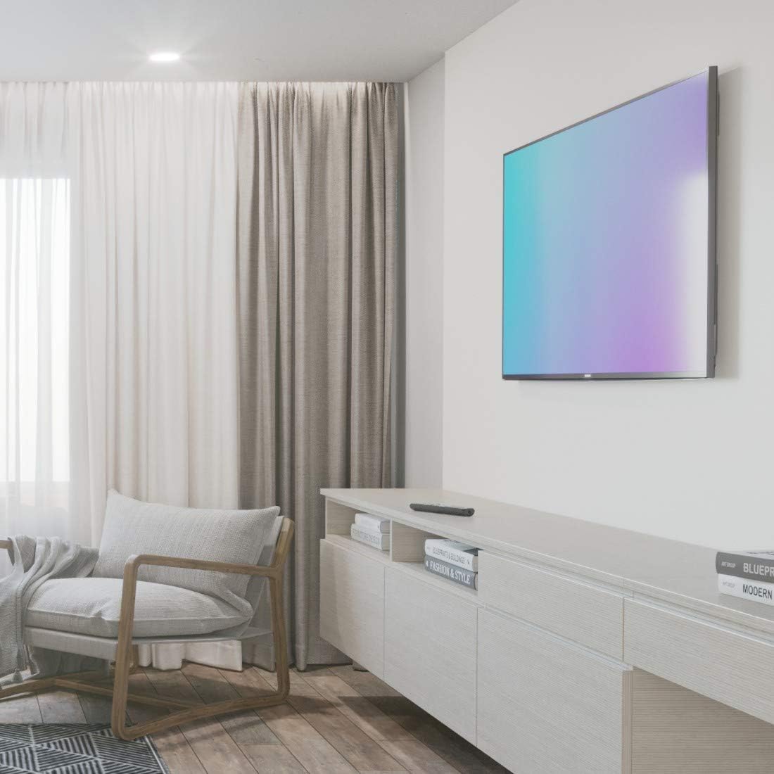 Thumbnail 6 de Hama Strong FIX ultra-slim TV wall bracket (fixed mount) for flat & curved TVs up to 100kg