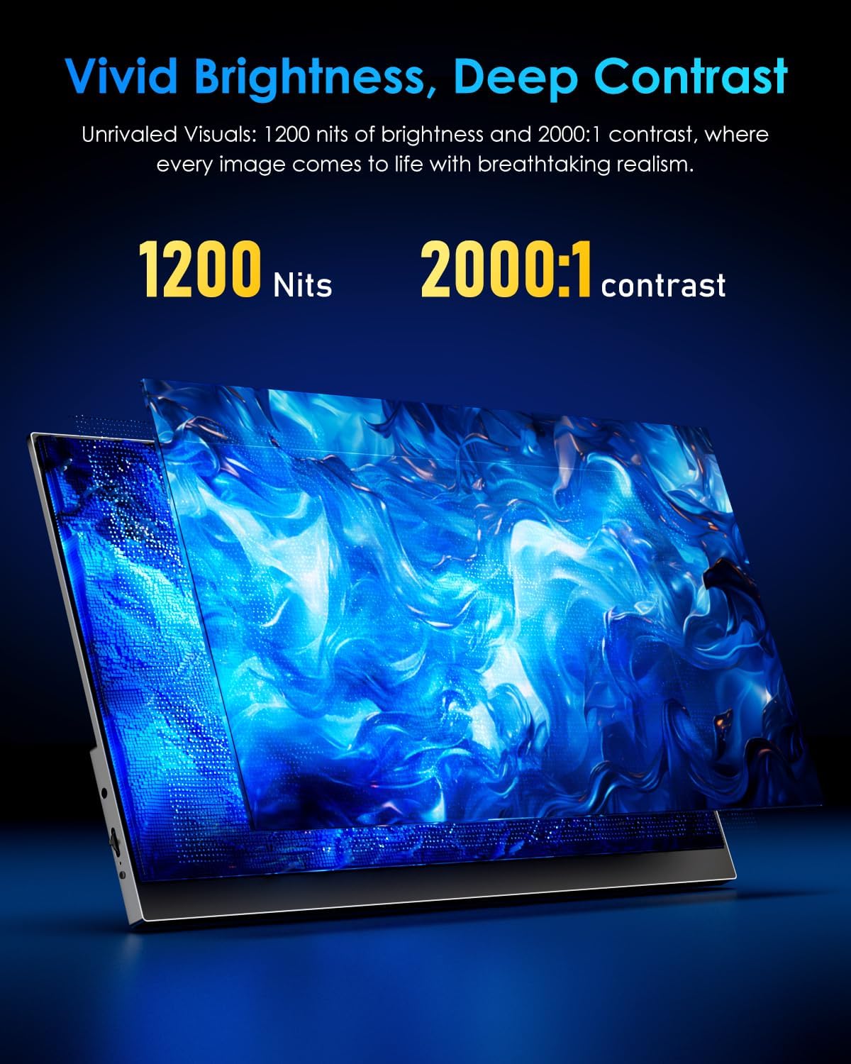 Thumbnail 1 de Yodoit 16-inch 4K Portable Monitor: a high-brightness second screen
