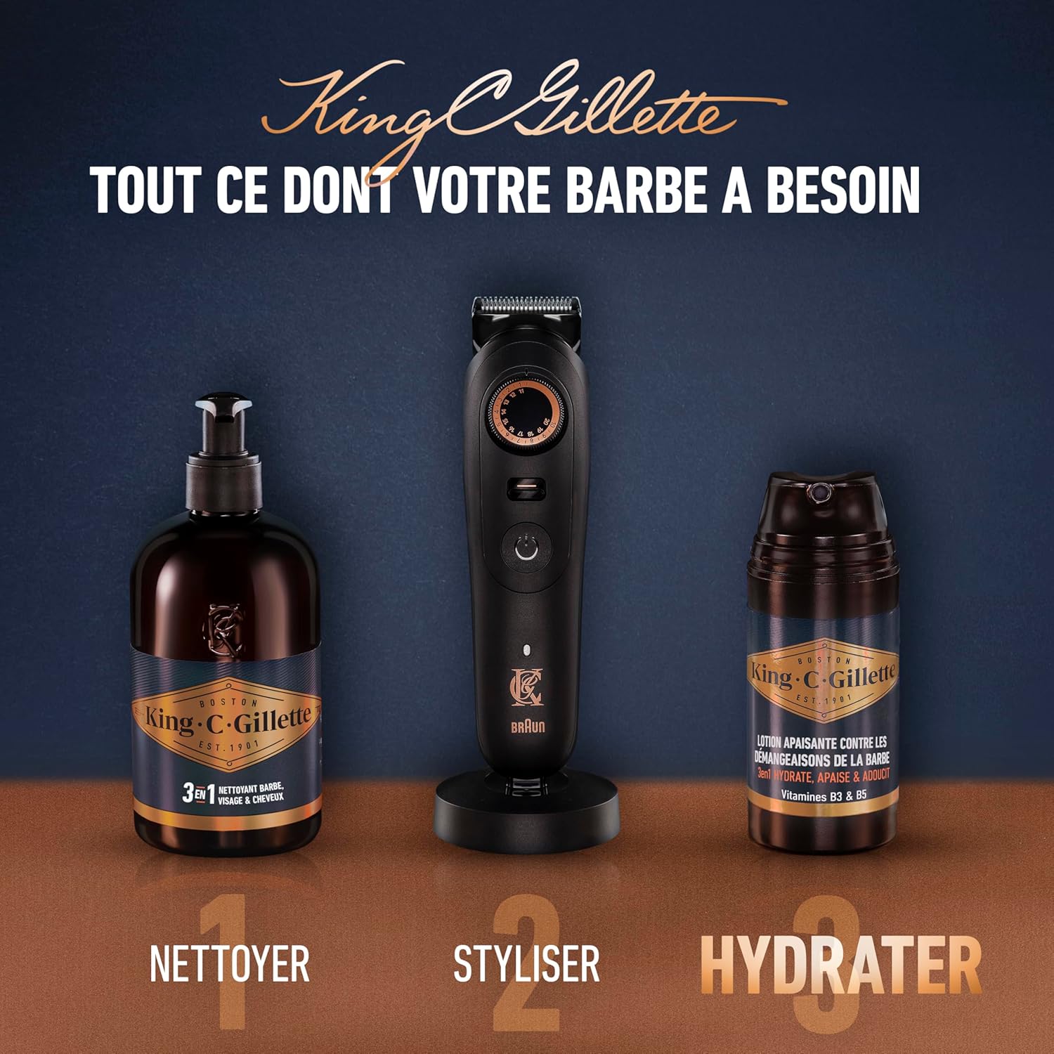 Thumbnail 6 de King C. Gillette Soin Barbe Homme lotion apaisante contre les démangeaisons (menthol, vitamines B3 & B5) – 100 ml