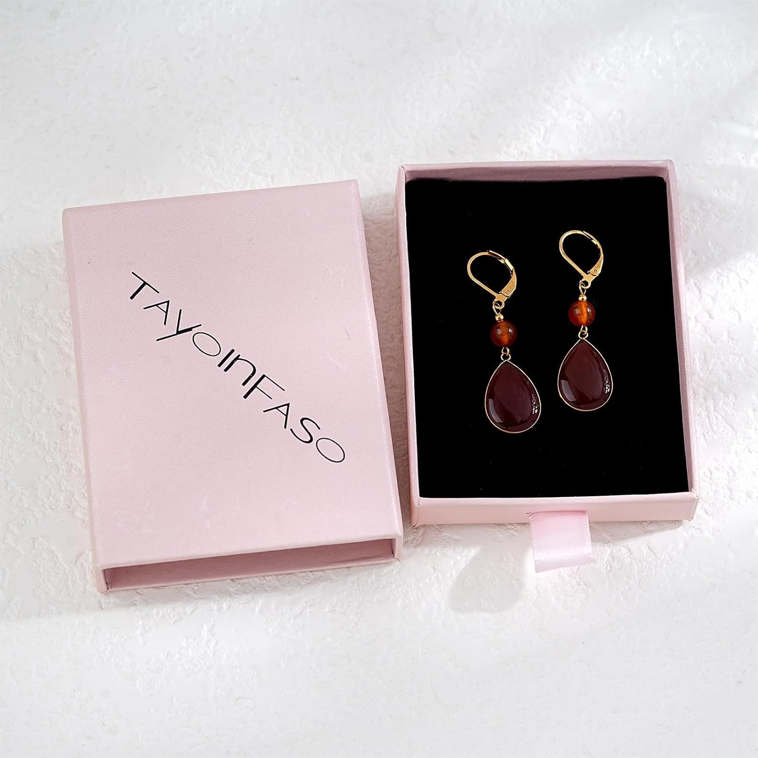 Detalle de TaYolnFaSo Teardrop Earrings, 18k Gold-Plated