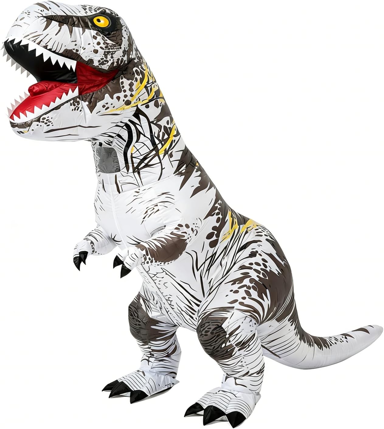 Thumbnail 2 de JASHKE Inflatable T-Rex Dinosaur Costume for Adults (Blow-up Dino Suit)