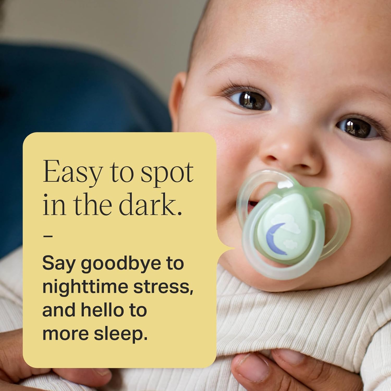 Thumbnail 5 de Tommee Tippee Nighttime Soothers (0-6m), 6-pack BPA-free glow-in-the-dark symmetrical orthodontic dummies