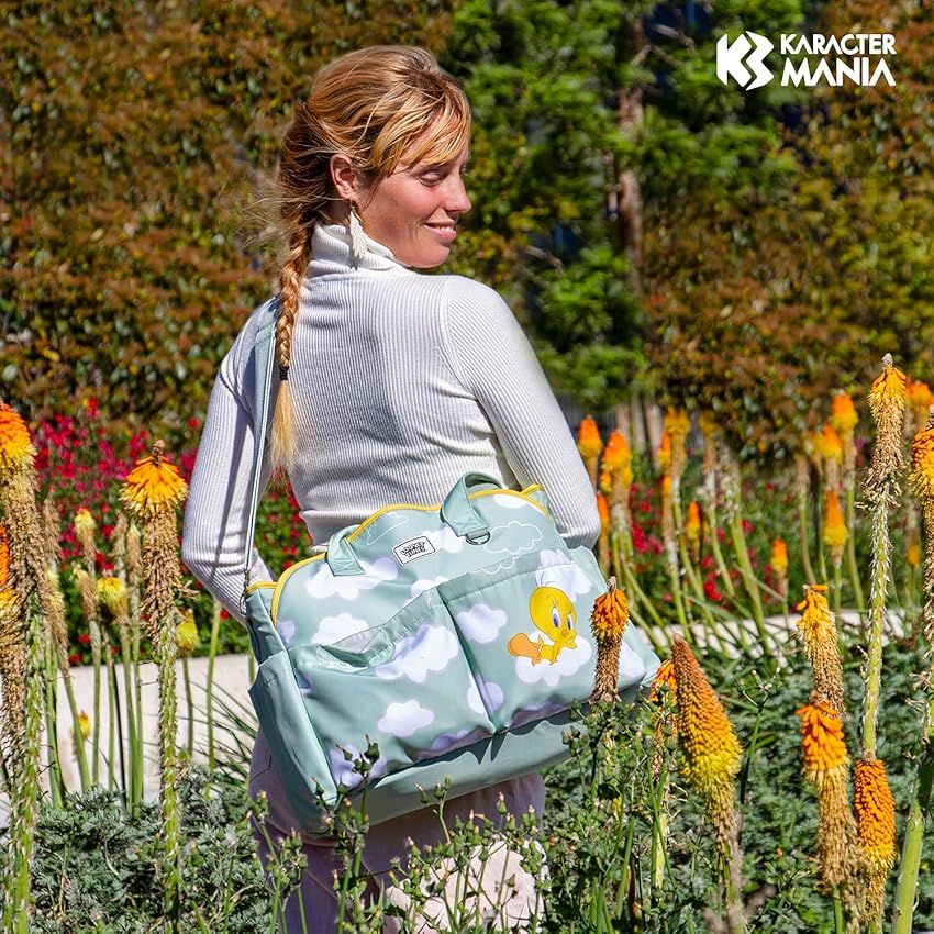 Thumbnail 3 de Tweety Piolín Clouds Bolso para Carro de Bebé, Verde 44x32cm 🚼