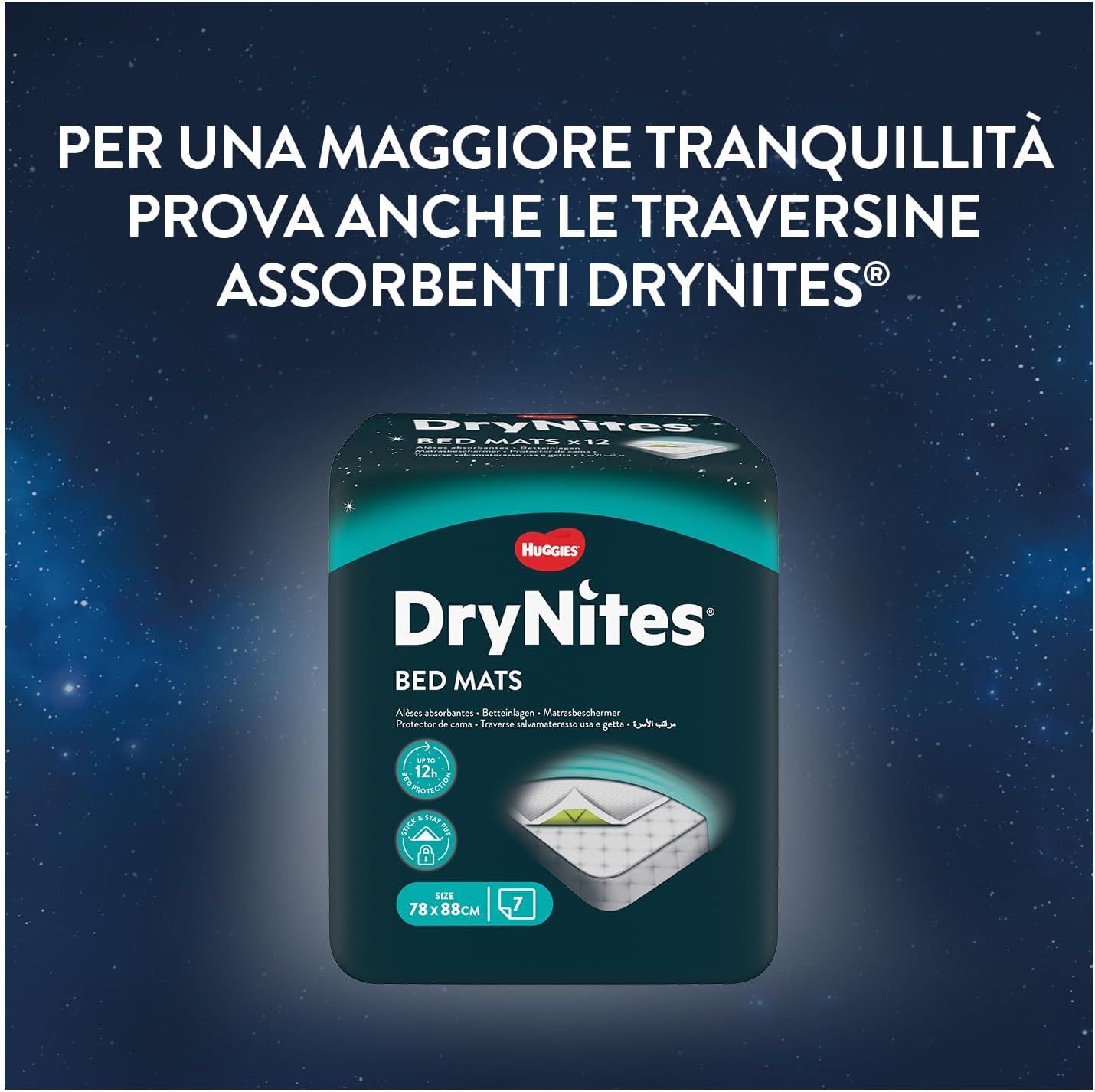 Thumbnail 6 de Huggies DryNites Mutandine Assorbenti per la Notte XL 48-60 kg – 27 pezzi
