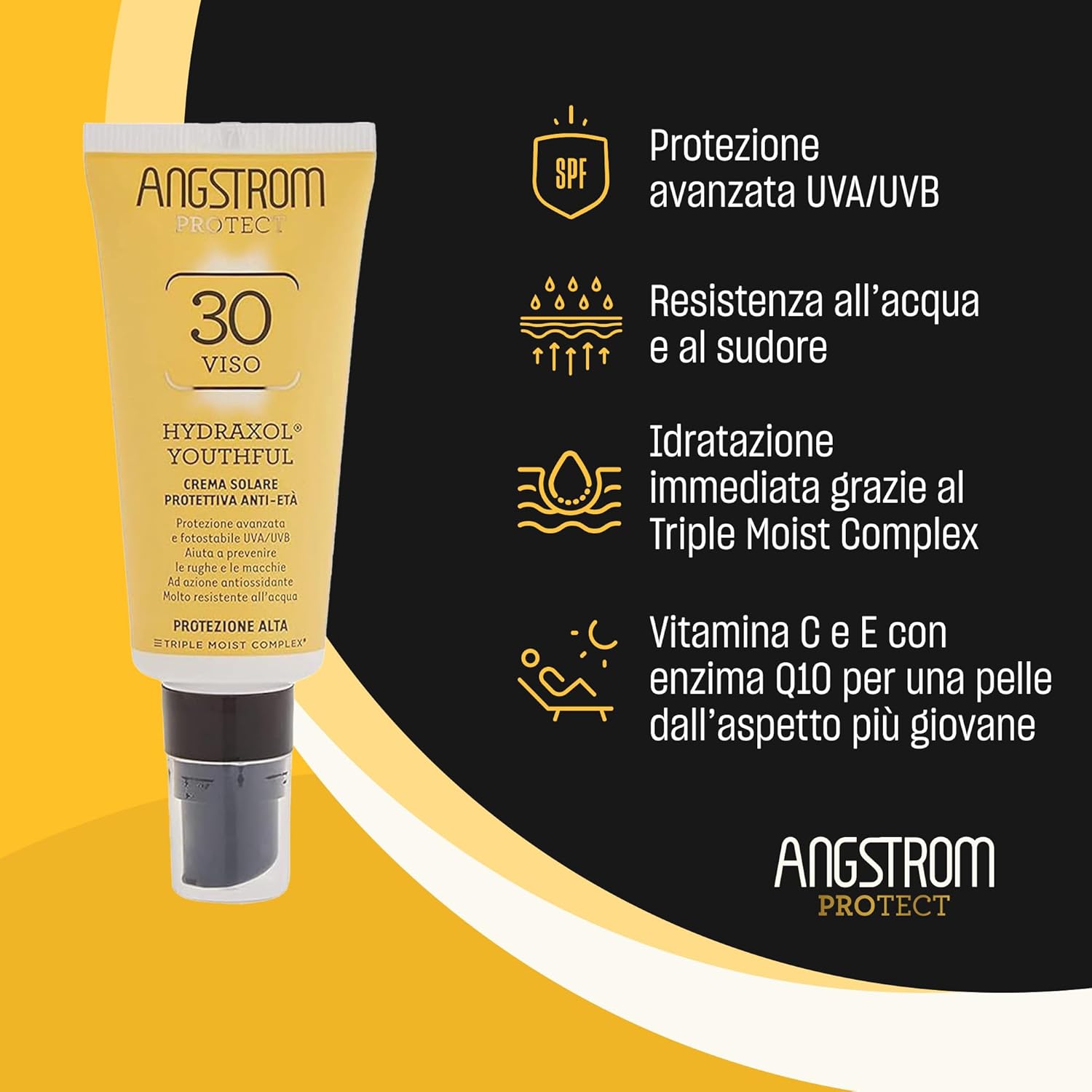 Detalle 2 de Angstrom Protect Crema Solare Viso SPF 30 40ml