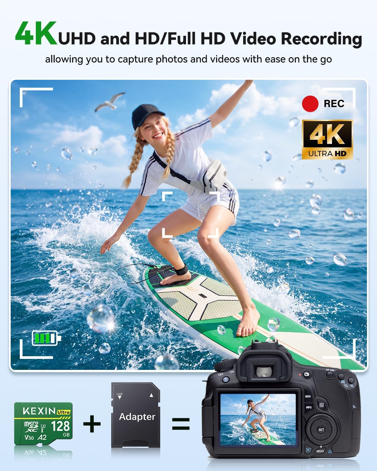 Detalle de KEXIN microSD Card 128GB