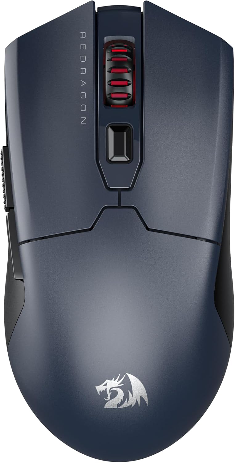 Detalle de Redragon M995 LIT Wireless Gaming Mouse (BT + 2.4G) with 10,000 DPI and 6 programmable macros