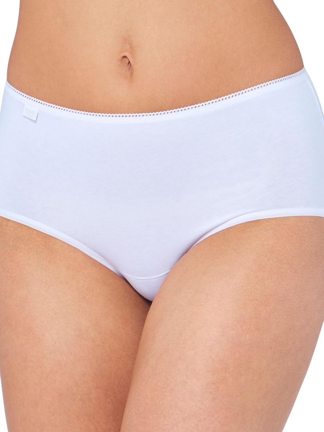 Detalle de Sloggi 24/7 Cotton Midi Slips Pack – 3er Pack, Midi-Slips aus Baumwolle mit Lycra