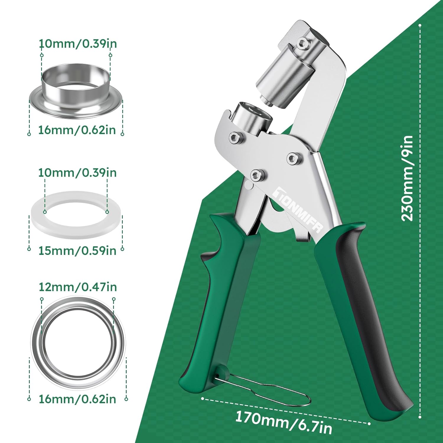 Detalle 2 de Tonmifr 10mm Eyelet Punch Kit