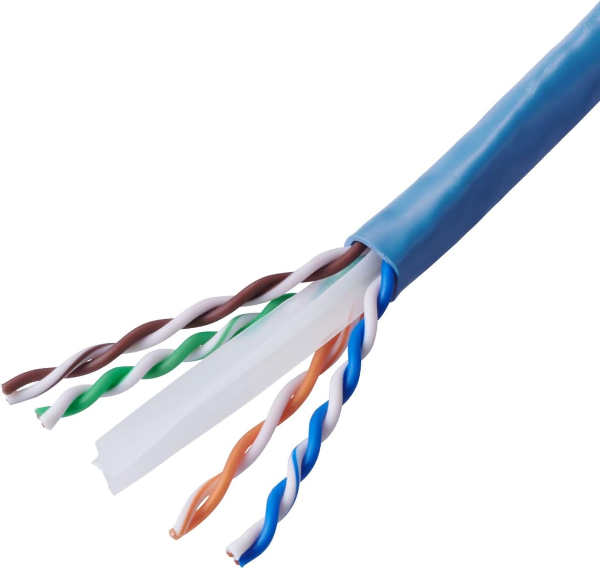 Detalle 2 de エレコム ECLD-GPALB100RS CAT6A LANケーブル 100m・単線・ブルー