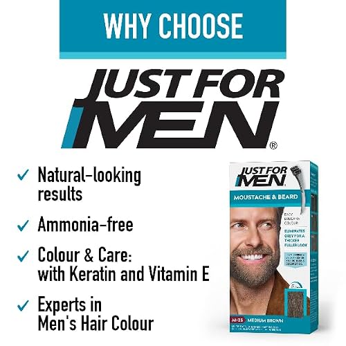 Thumbnail 9 de Just for Men Moustache & Beard Medium Brown Dye (M35)