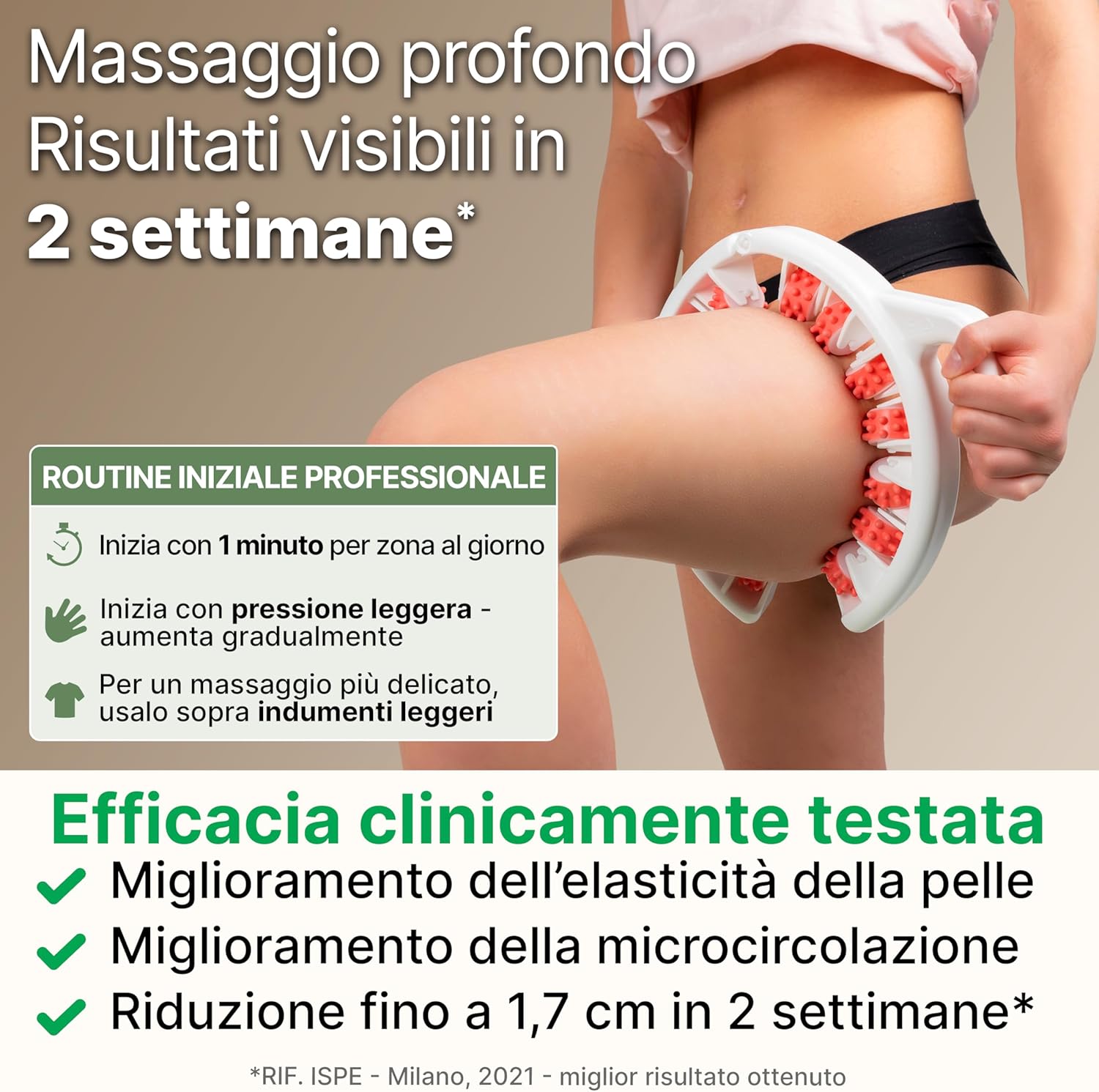 Detalle 2 de TESMED CELLULITE massaggiatore anticellulite 9–38 cm 💆