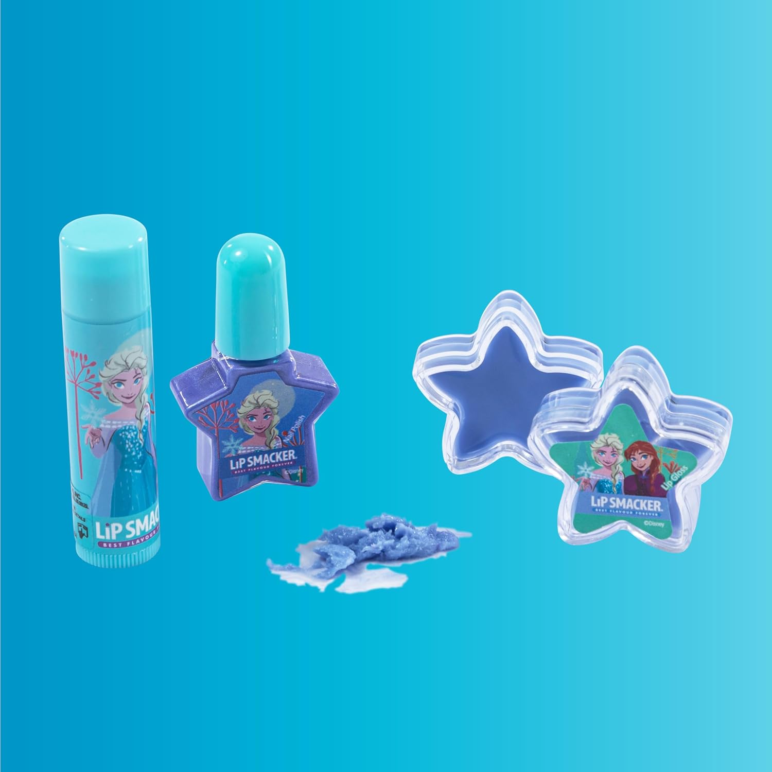 Detalle de Lip Smacker Frozen Set 🎉 Maquillaje y Bálsamos para Niños