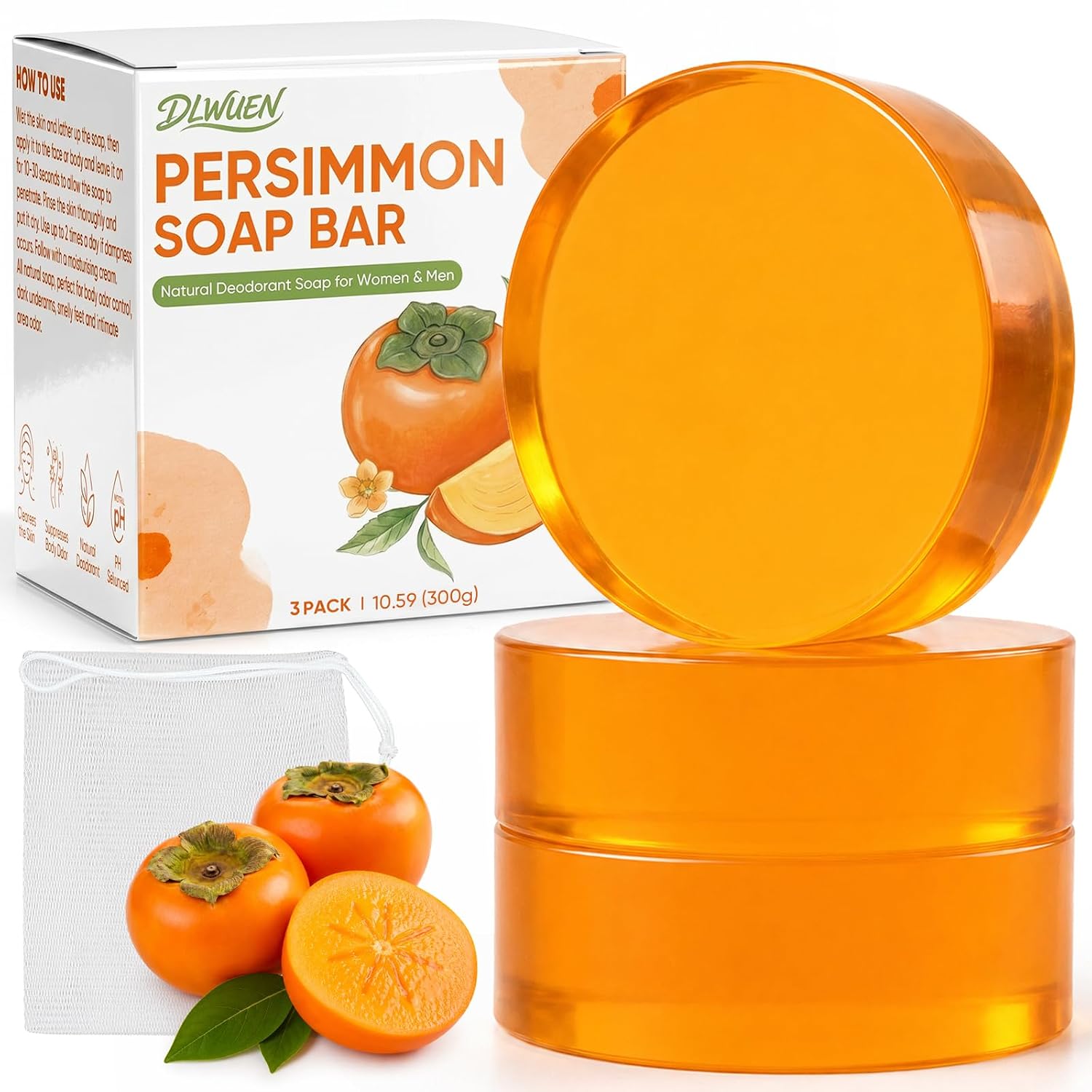 Detalle de Persimmon Soap Bar 3-Pack
