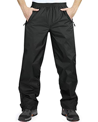 Detalle de 33,000ft Men's Waterproof Trousers: Lightweight, Breathable Rain Overtrousers