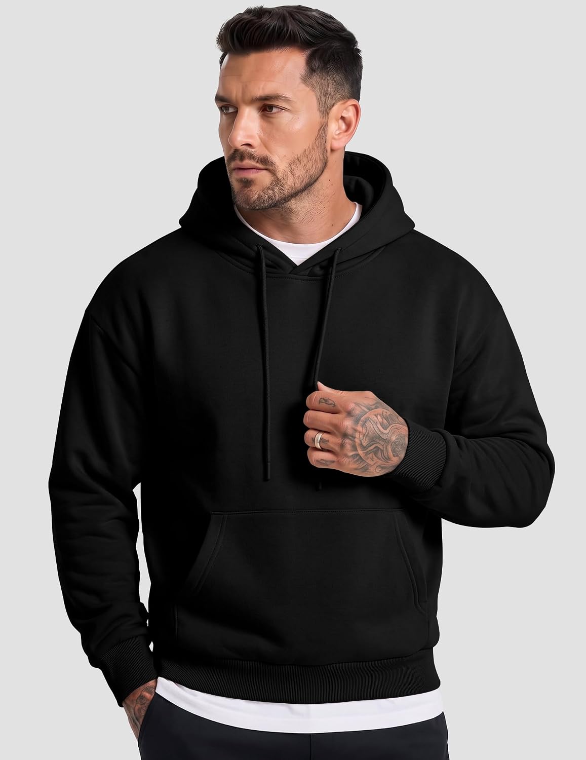 Detalle 2 de JMIERR Mens Cotton Hoodie