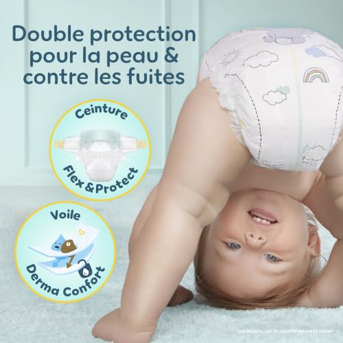 Detalle 2 de Pampers Premium Protection Taille 4, 140 couches avec indicateur d’urine