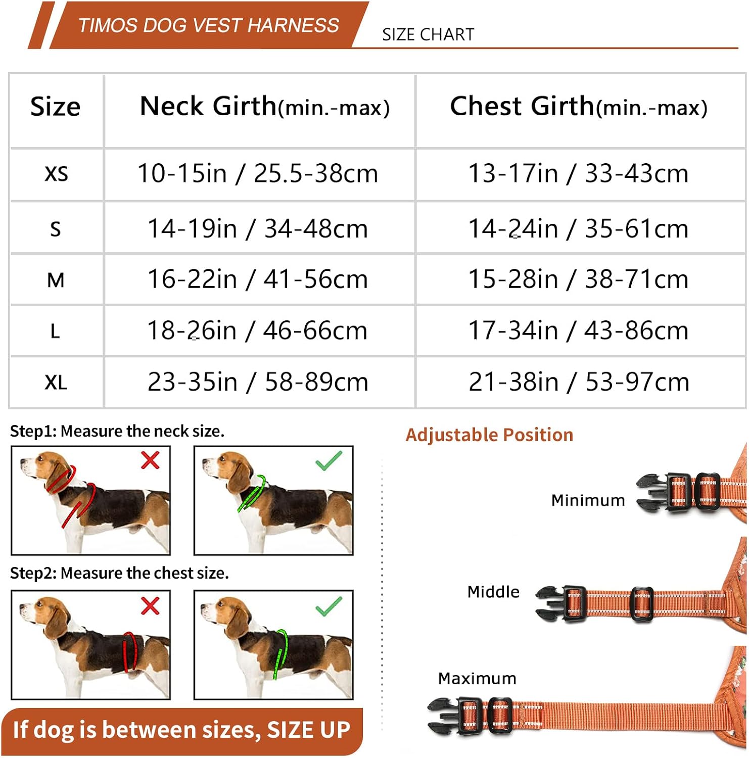 Detalle de HEELE Dog Harness No Pull L