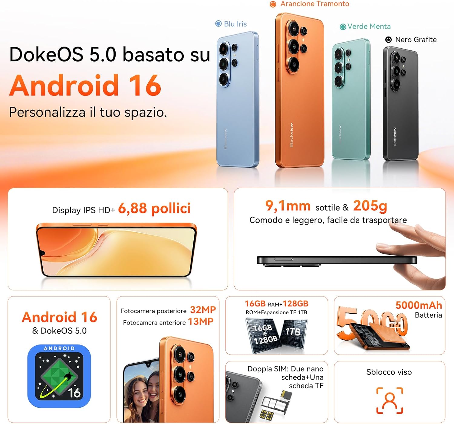 Detalle de Blackview Wave 10C 6,88'' HD+ IPS: recensione e guida all'acquisto
