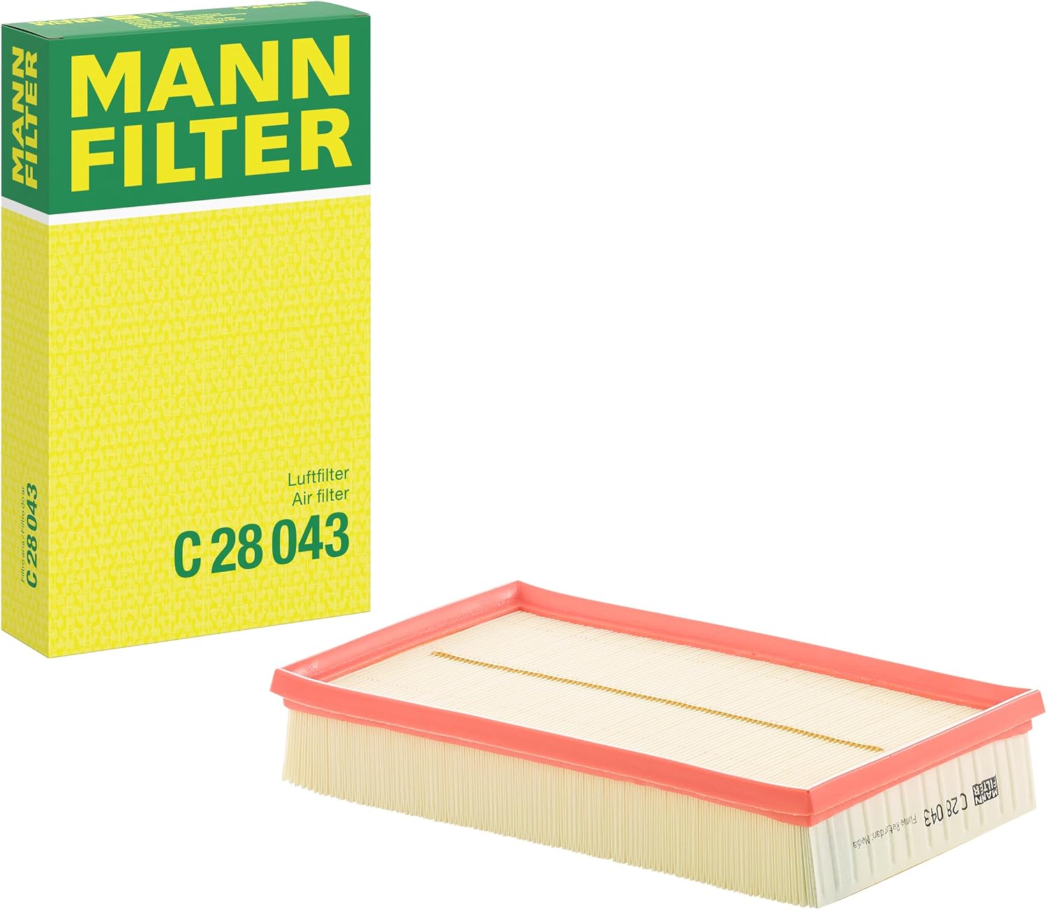 Detalle de MANN-FILTER C 28 043 Luftfilter 276mm