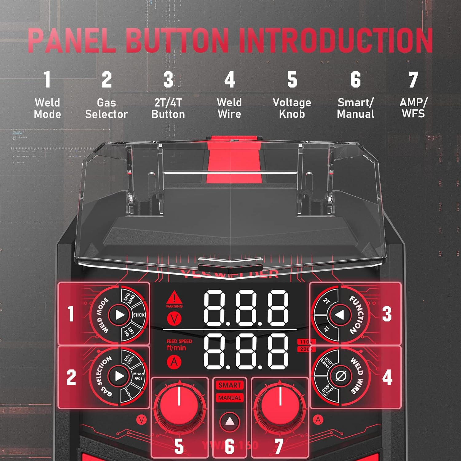 Thumbnail 3 de YESWELDER YWM-160 MIG welder 🛠