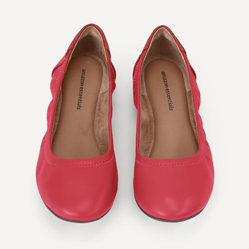 Thumbnail 3 de Amazon Essentials Ballerines à Enfiler Femme, Rouge Coquelicot – Confort et Ajustement soignés