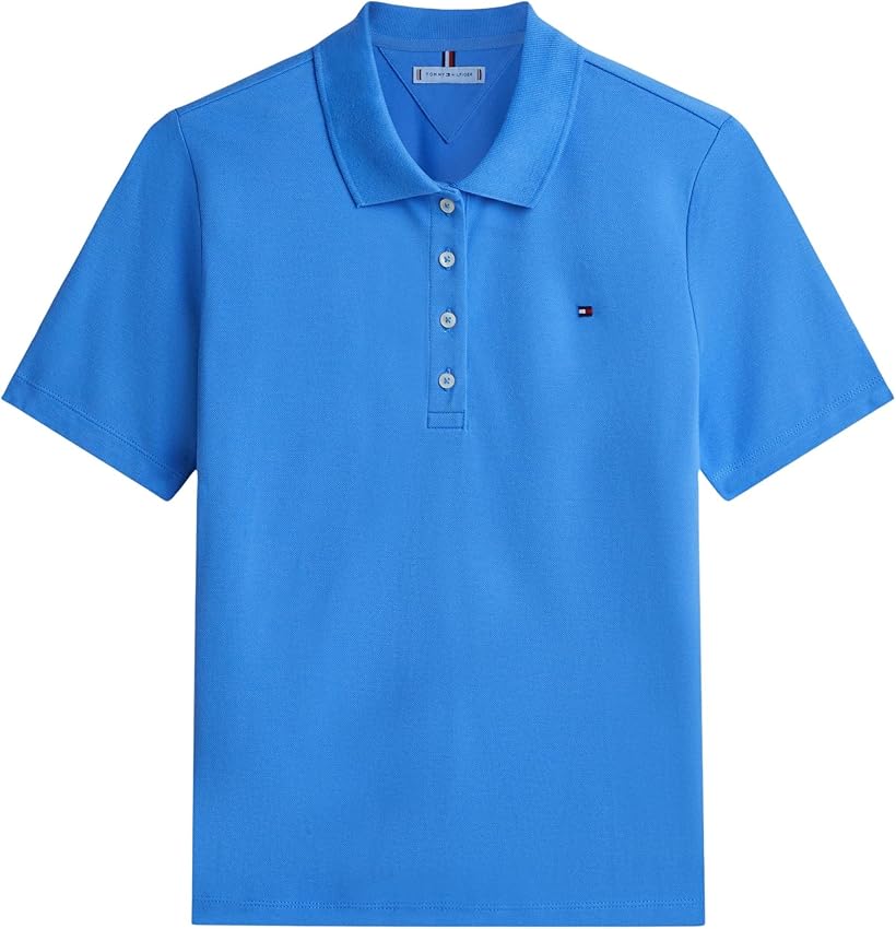 Thumbnail 4 de Tommy Hilfiger 1985 Reg Pique Polo SS Ww0Ww43224 Azul XXL