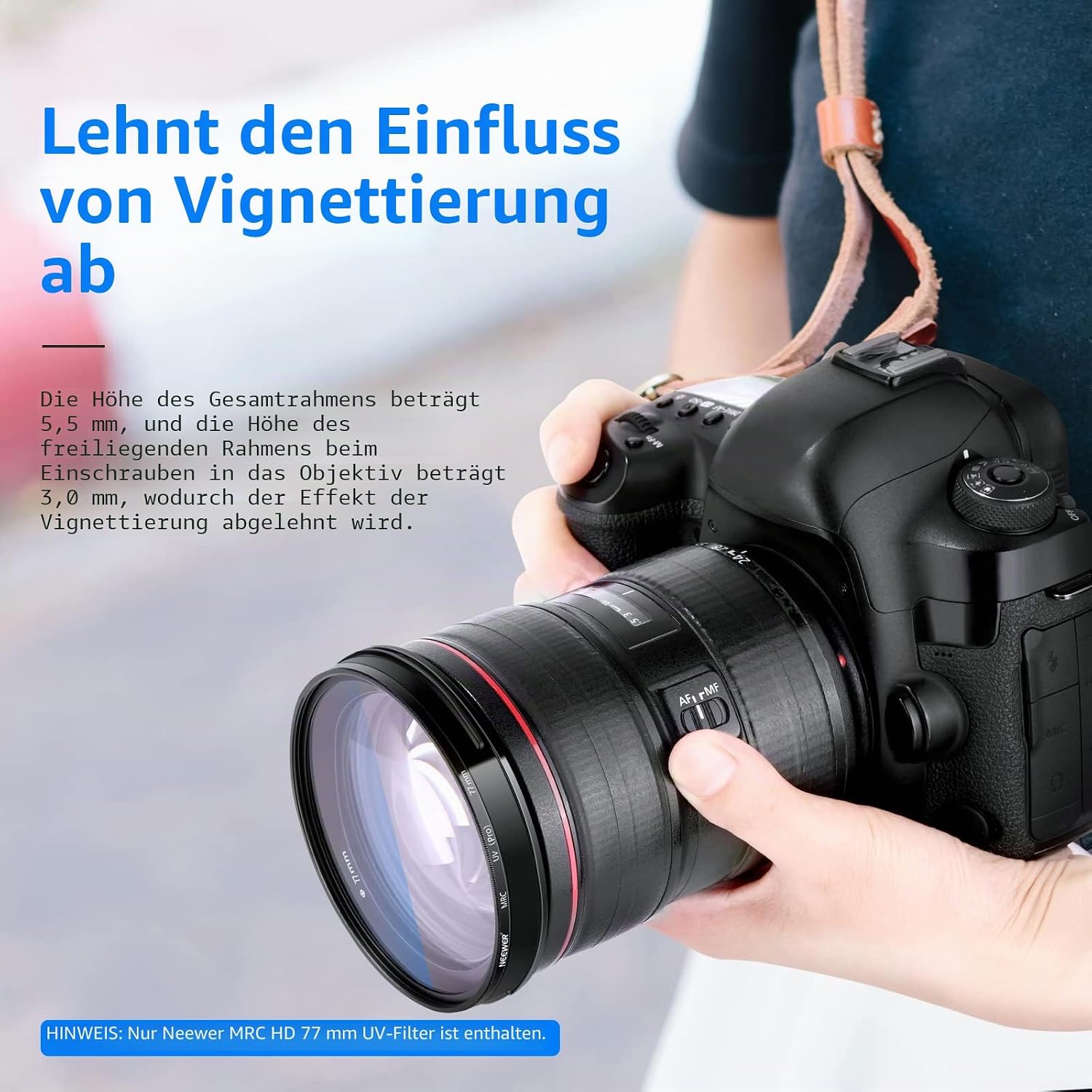 Thumbnail 6 de NEEWER 77mm MRC UV Filter – Schutzfilter mit 30 Schichten Nano-Beschichtung