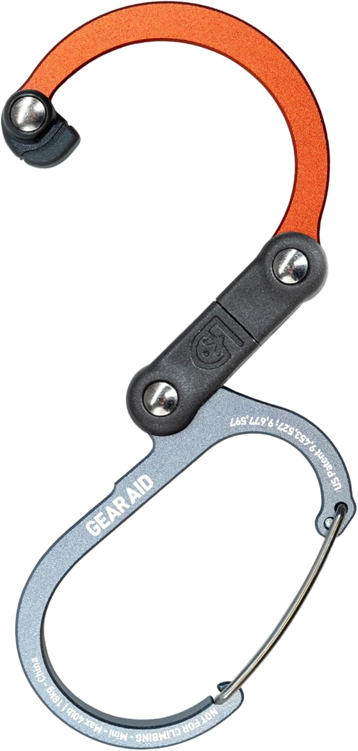 Thumbnail 1 de Gear Aid HEROCLIP Mini: 3-in-1 Carabiner Clip for Everyday Hang, Hook and Clip Utility