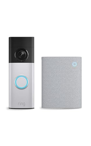Detalle de Ring Battery Video Doorbell Plus (newest gen) + Chime (3rd Gen) Bundle
