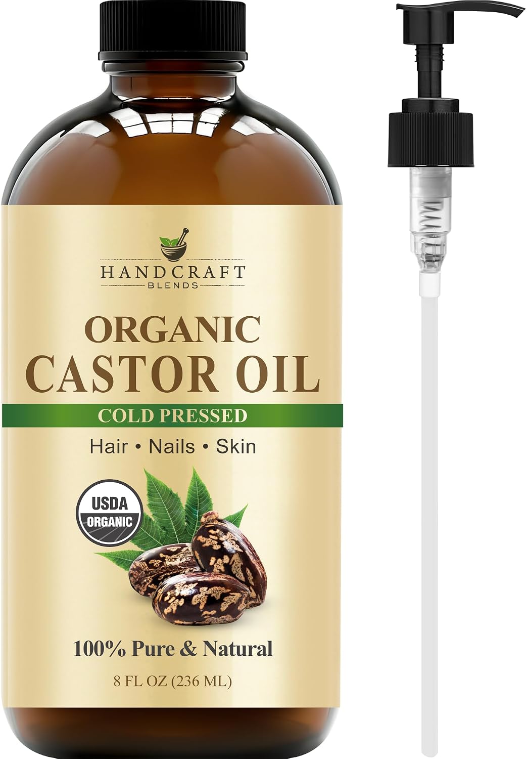 Detalle de Handcraft Blends Castor Oil 236 ml