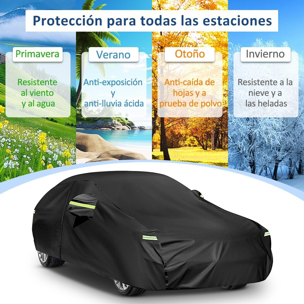 Detalle 2 de Sailnovo funda impermeable para coche 450 cm
