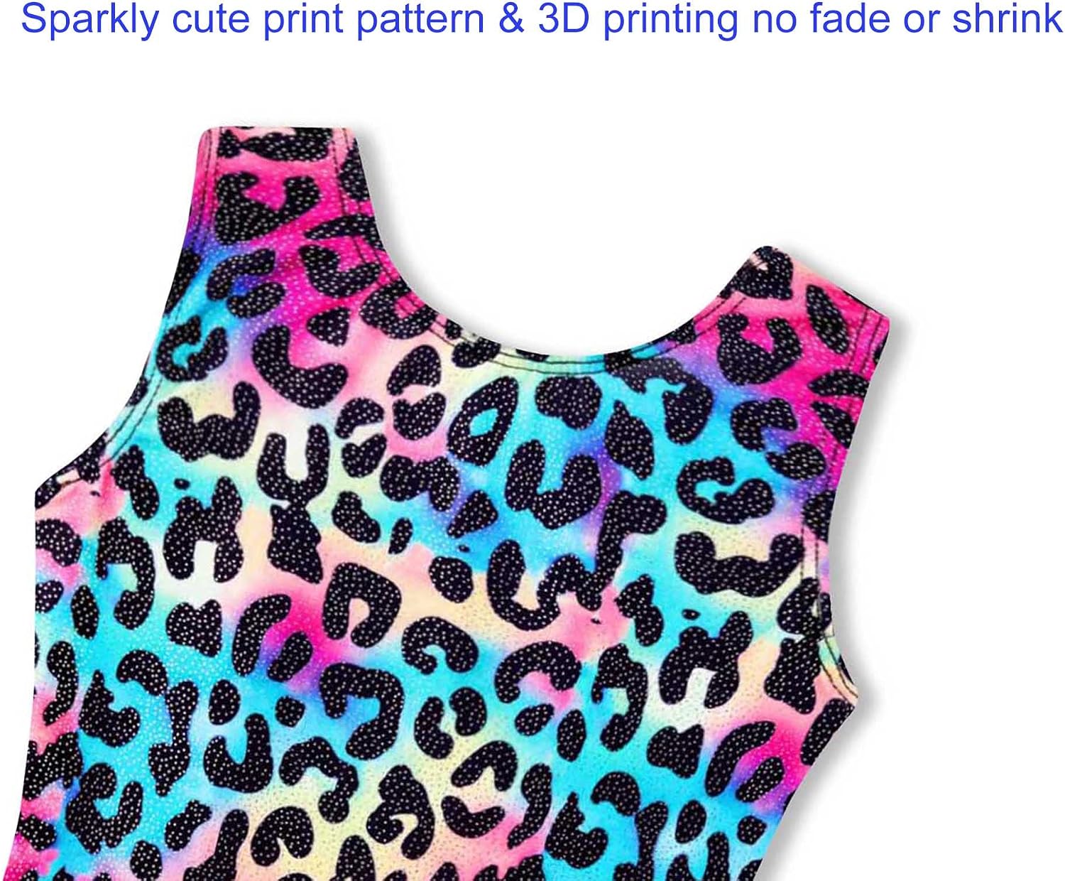 Detalle 2 de Domusgo Girls' Gymnastics Biketard, Size 1–10Y