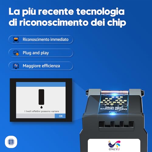 Detalle de ONLYU 575XL PG-575 XL Cartucce compatibili per Canon 575XL Nero