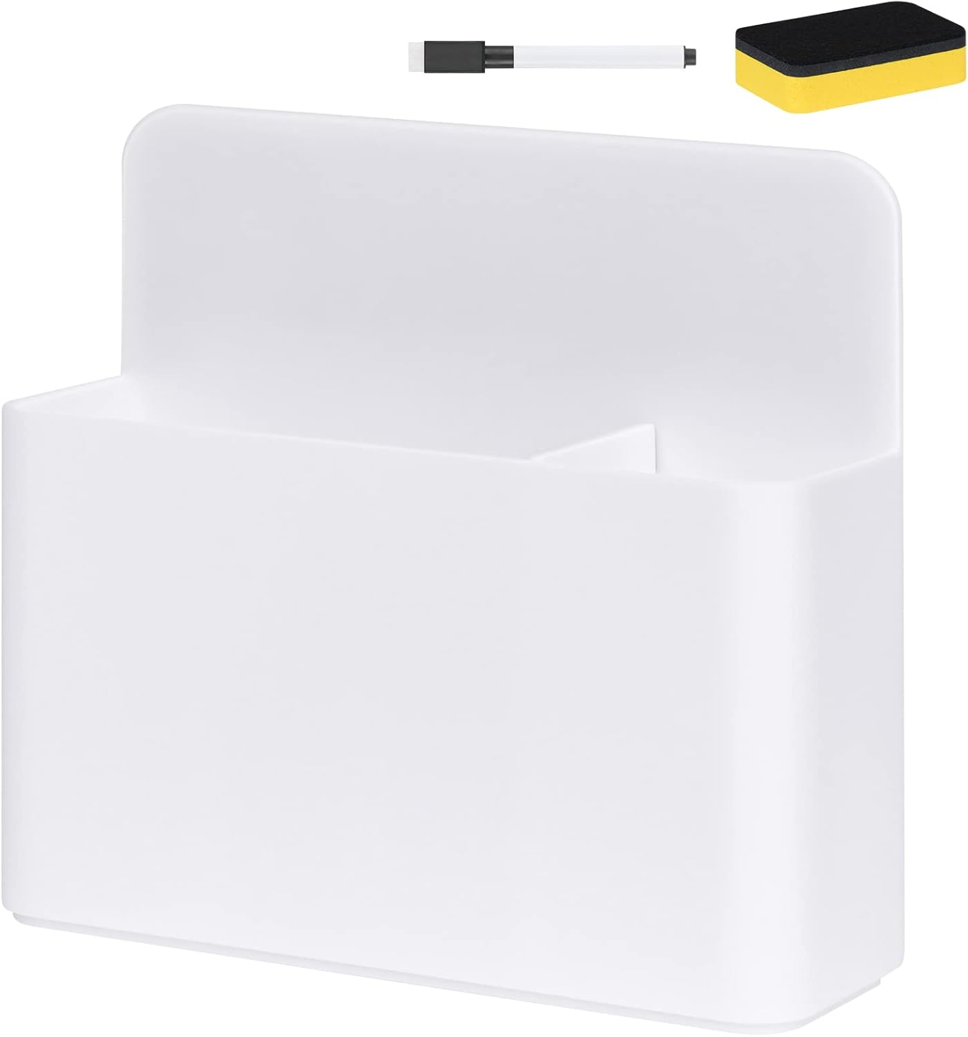 OFFCUP Porta Pennarelli e Portamatite Magnetico: organizer magnetico in plastica ABS per scuola, ufficio e cucina