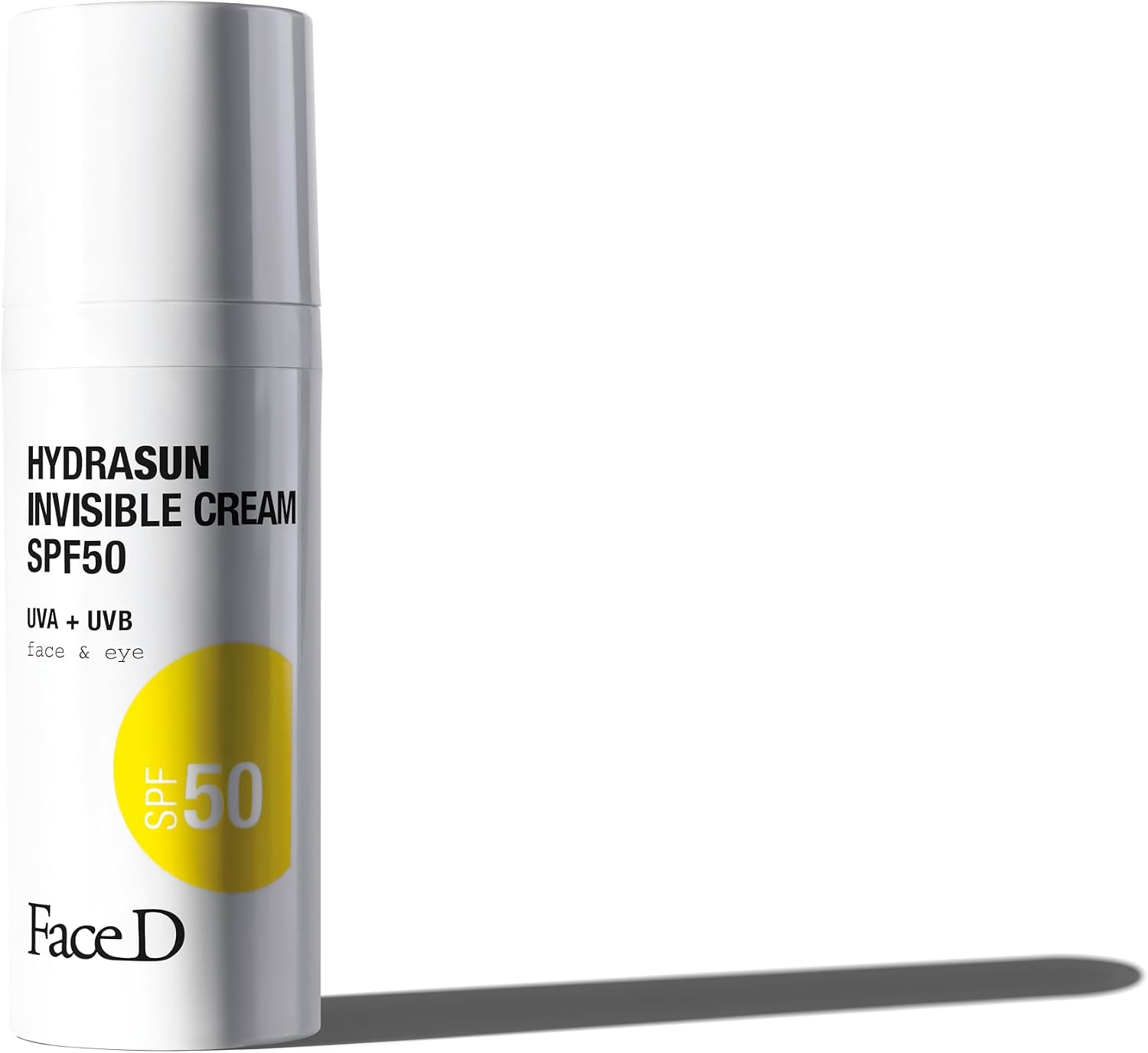 Detalle 2 de FaceD Hydrasun Crema Viso Solare SPF50 per viso e collo, 50 ml