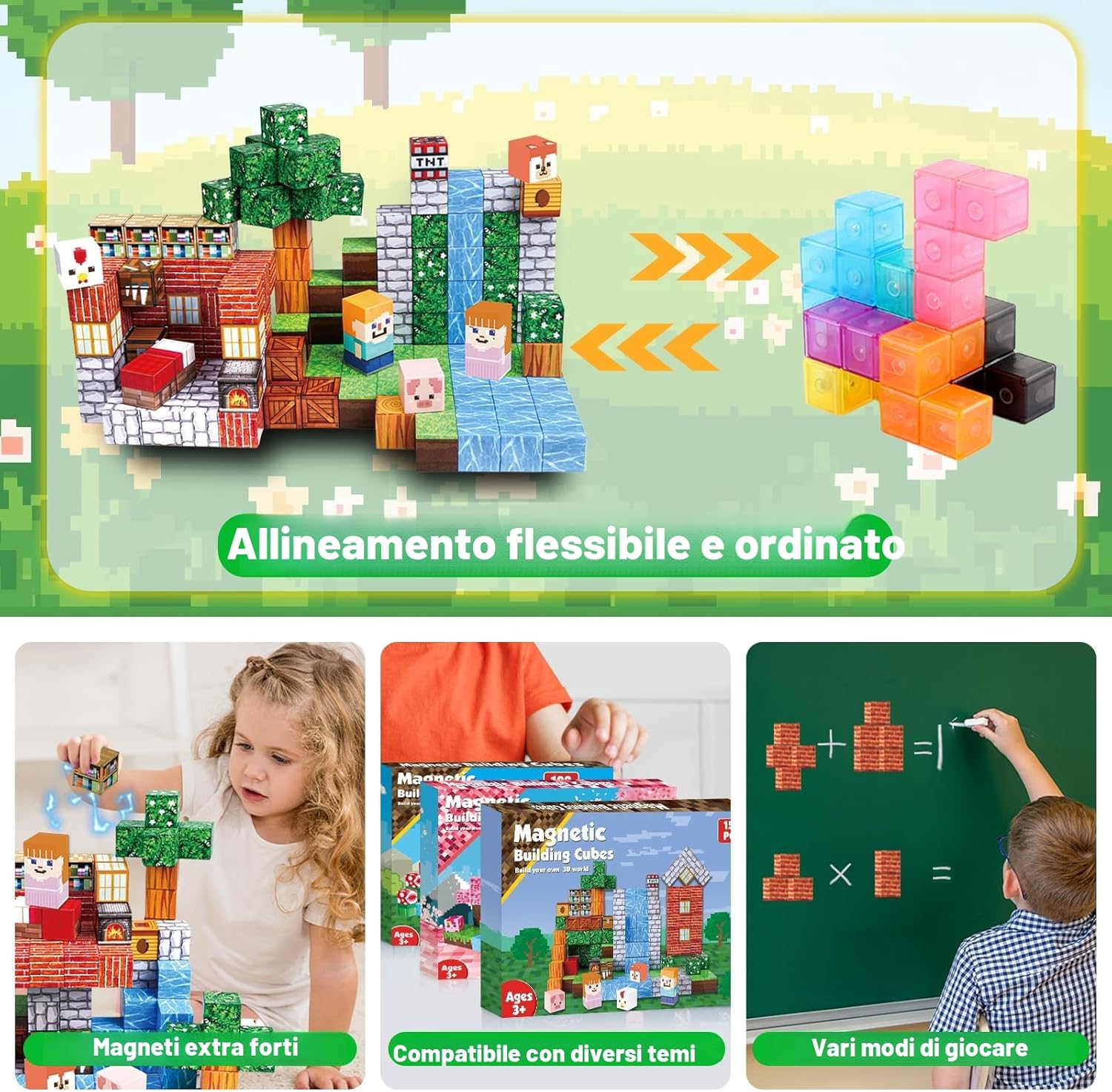 Thumbnail 4 de Goody King Costruzioni magnetiche 150 pezzi per bambini 🧩