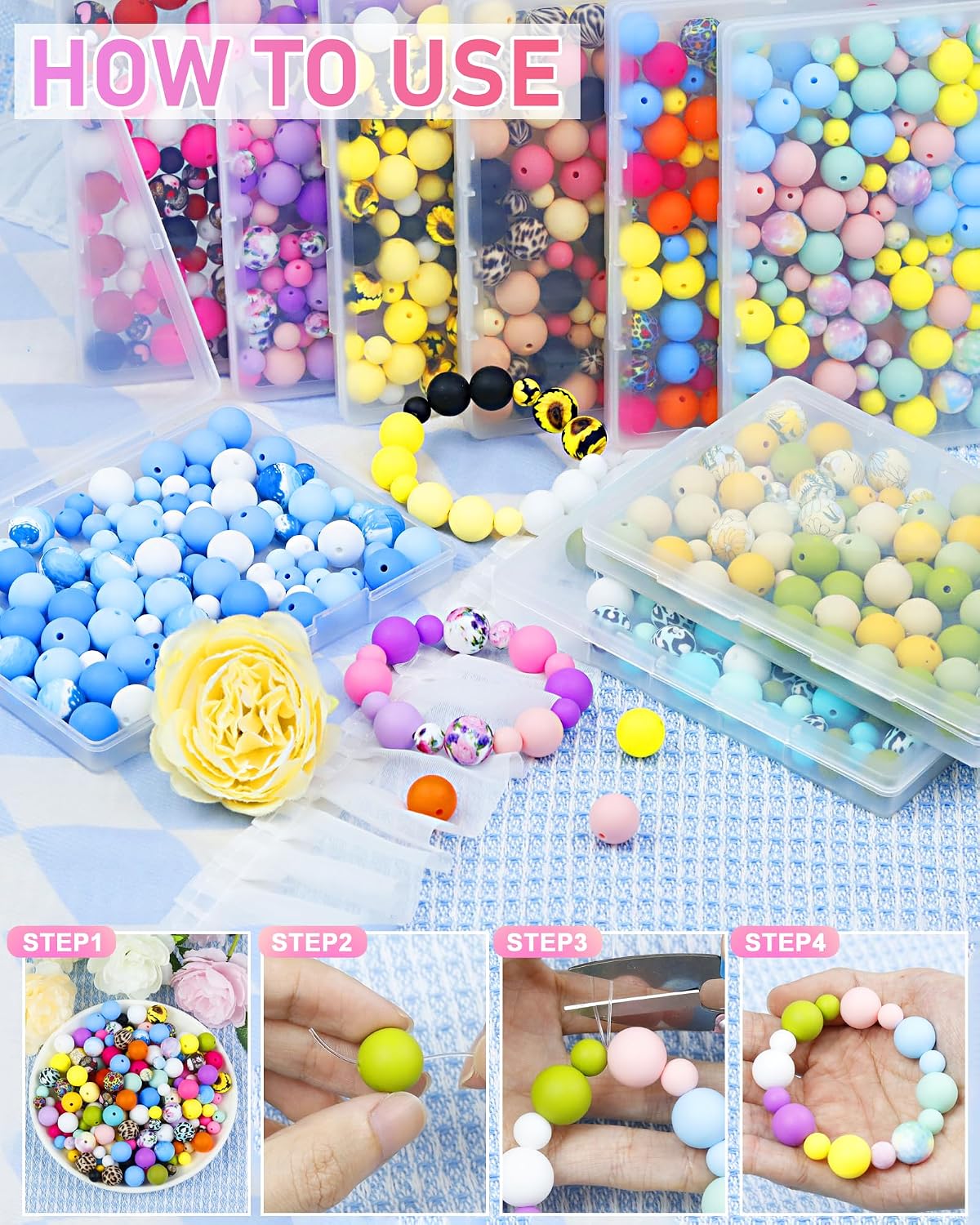 Detalle 1 de FIVEIZERO Silicone Beads 9mm & 15mm