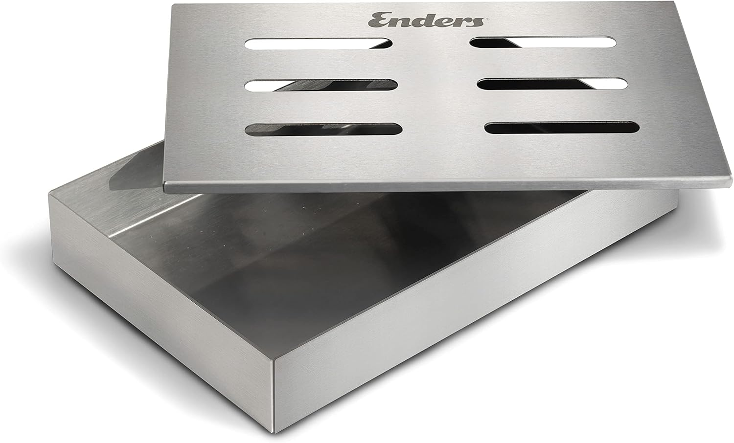 Enders Scatola per affumicatore Enders in acciaio inox 13,5 x 21 x 3,5 cm