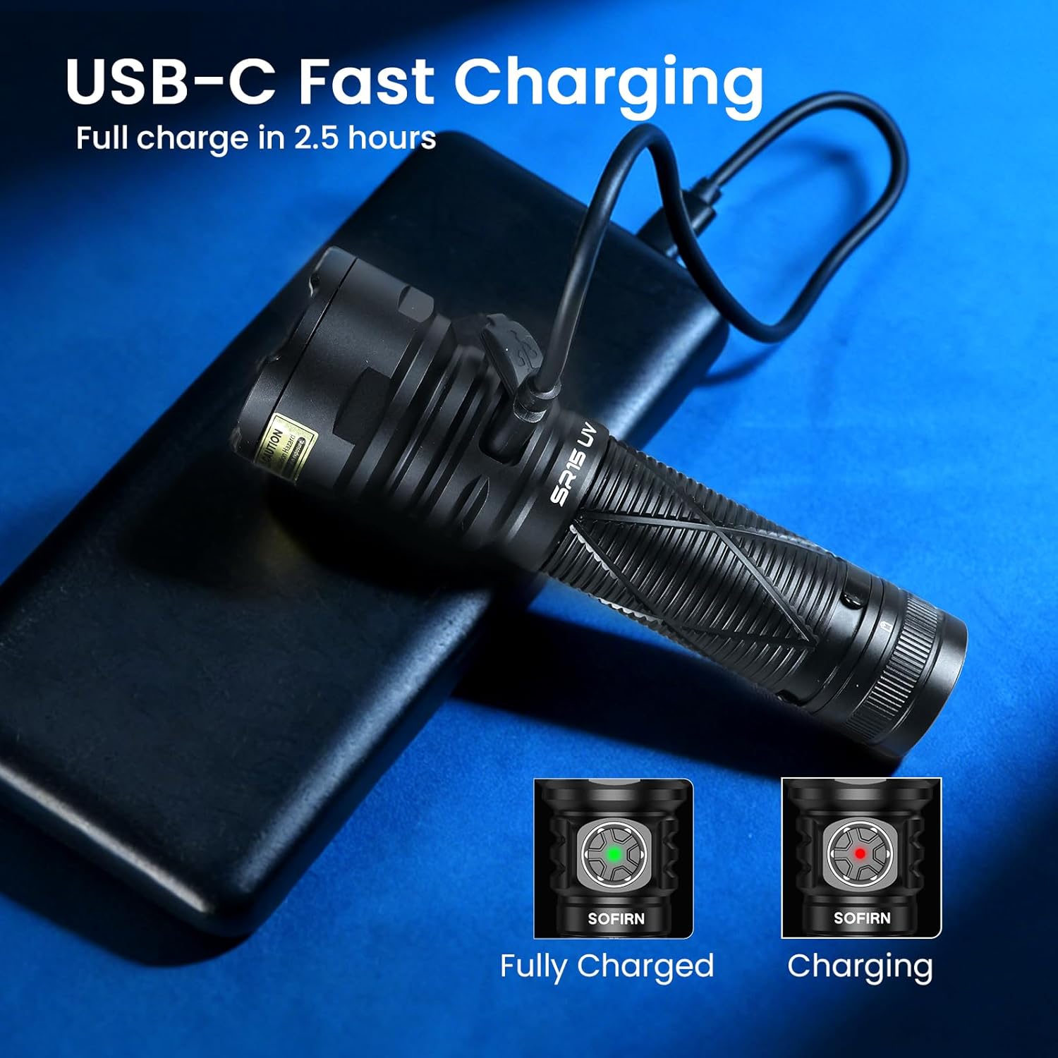 Thumbnail 2 de Sofirn SR15 UV Torch: 365 nm Black Light for Precision Detection