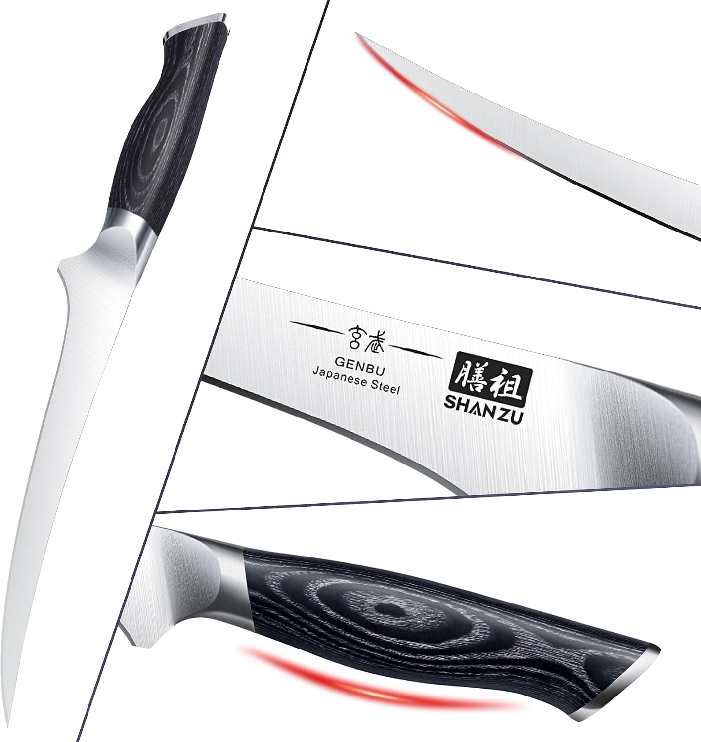 Detalle de SHAN ZU Fillet Knife, 7-Inch
