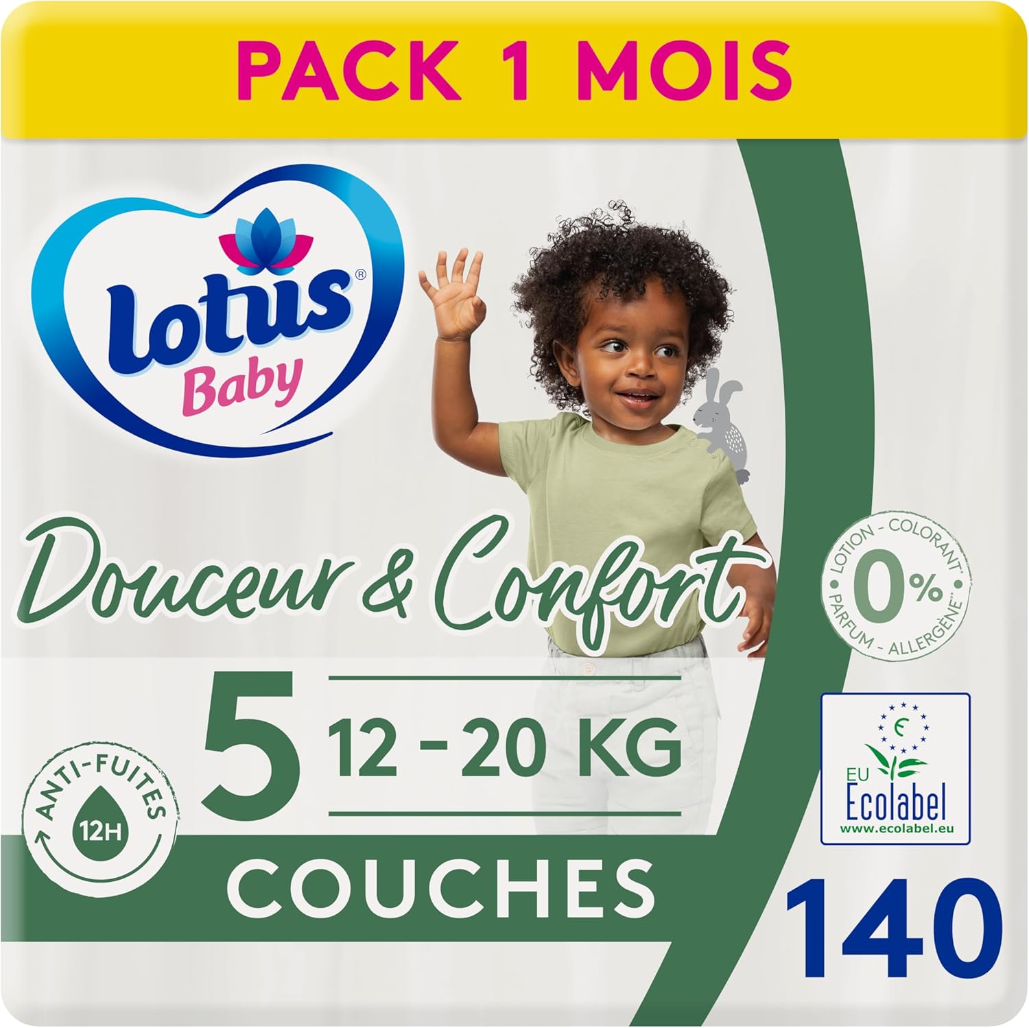 Detalle de Lotus Baby 140 couches bébé 👶