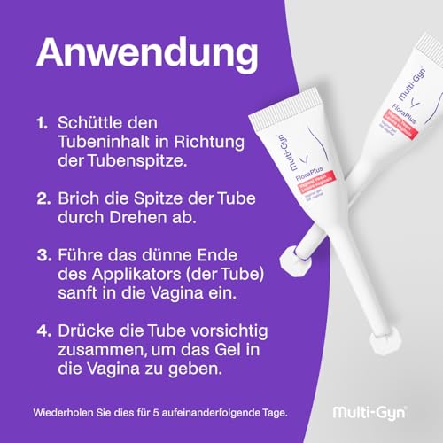 Detalle de Multi-Gyn FloraPlus mit Milchsäure bei Scheidenpilzsymptomen – 5 Einzeldosen