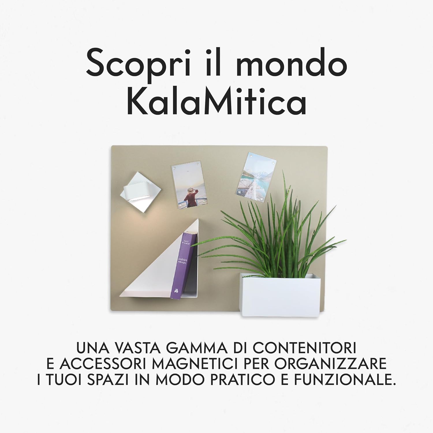 Thumbnail 5 de KalaMitica Lavagna Magnetica da Parete Beige 74x57 cm – Scrivibile con Gessetti e Cancellabile