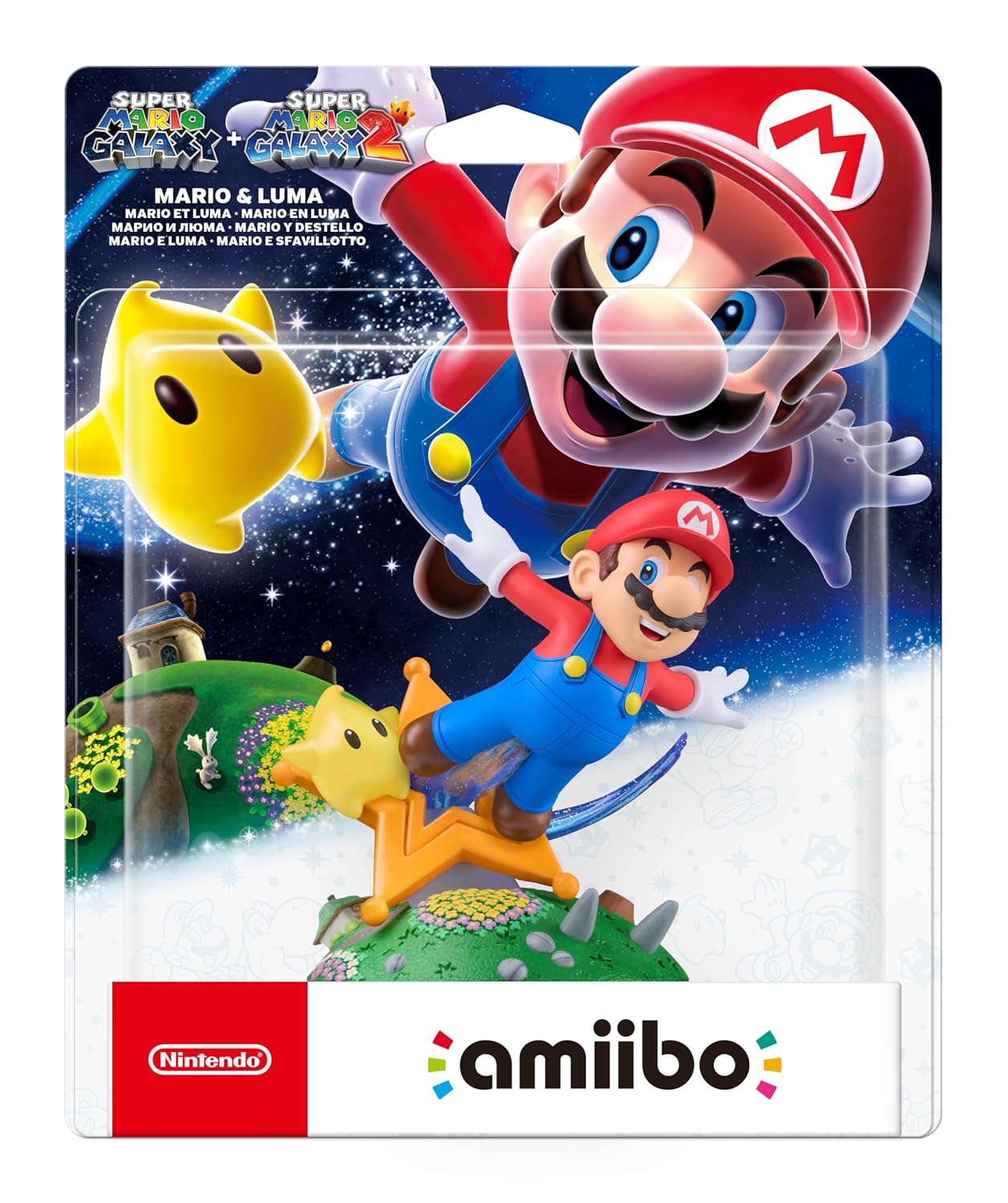 Detalle de amiibo Mario & Luma – Sammelfigur für Nintendo-Spiele