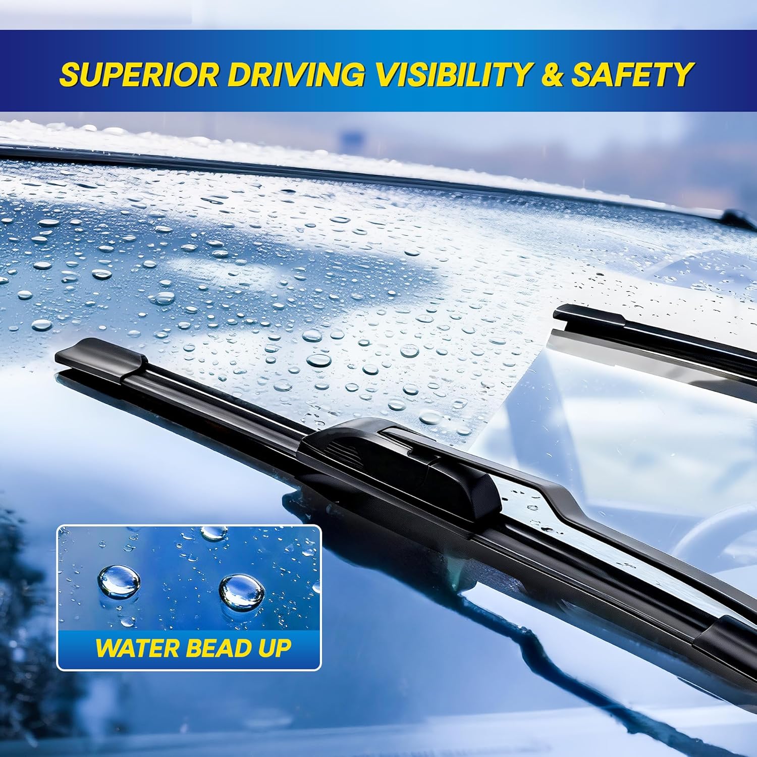 Thumbnail 3 de 5 PLUS Silicone Windshield Wipers Replacement (Set of 3) for Nissan Murano / Acura RDX / Mitsubishi Outlander